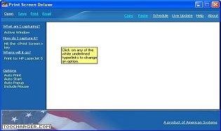 Print screen deluxe from american systems